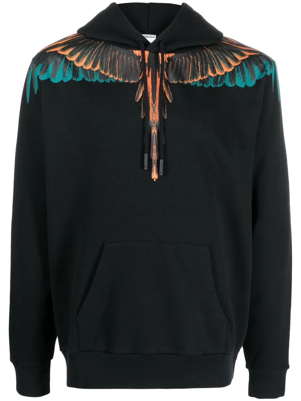 Wings-print pullover hoodie - 1