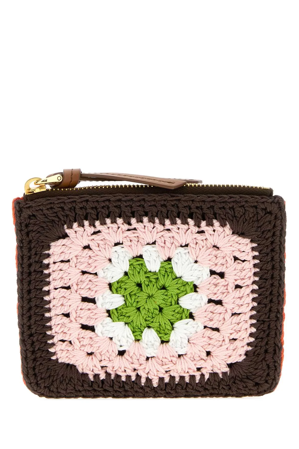 Miu Miu Women Multicolor Crochet Card Holder - 1