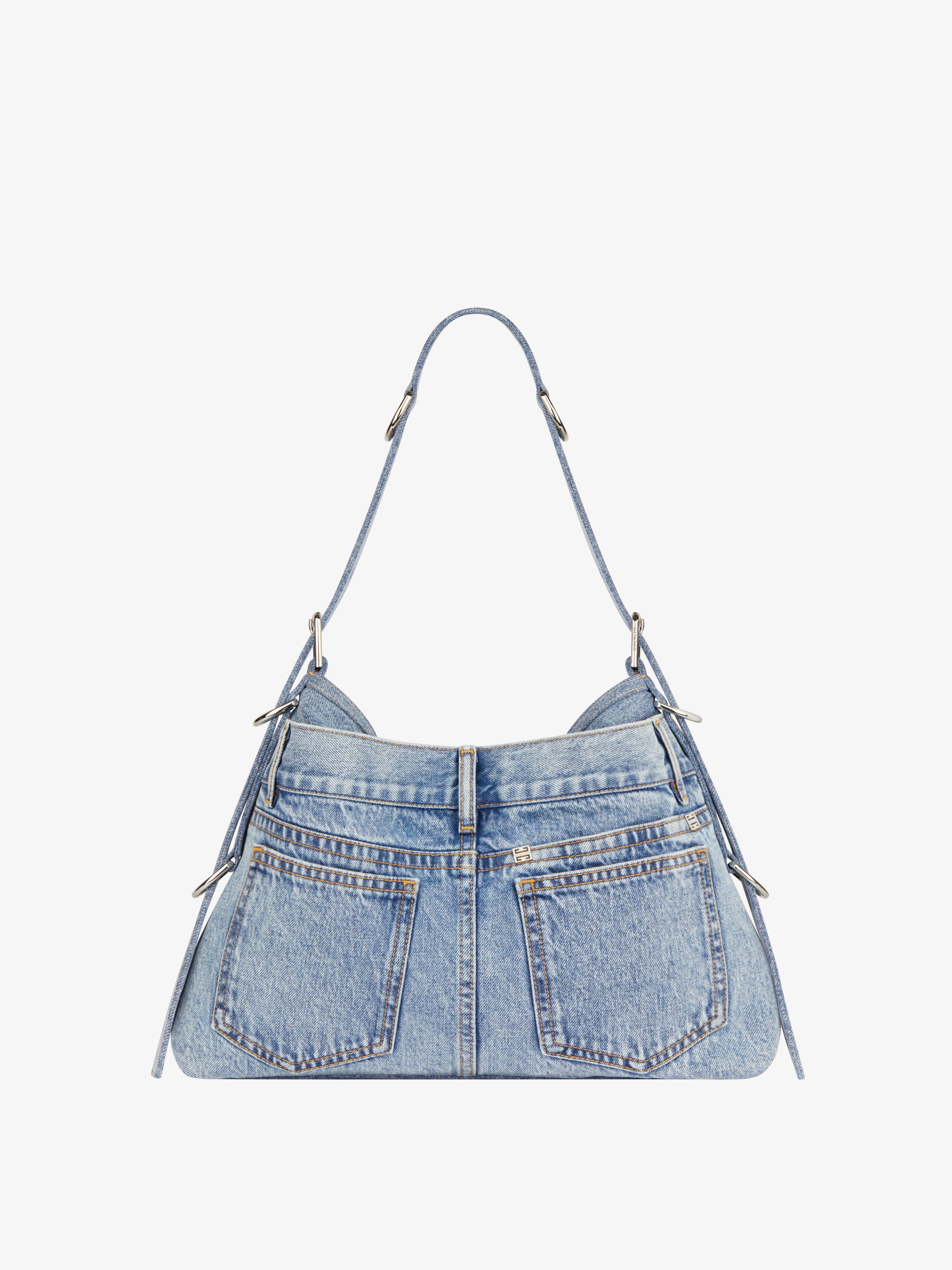 MEDIUM VOYOU BOYFRIEND BAG IN JEANS - 4