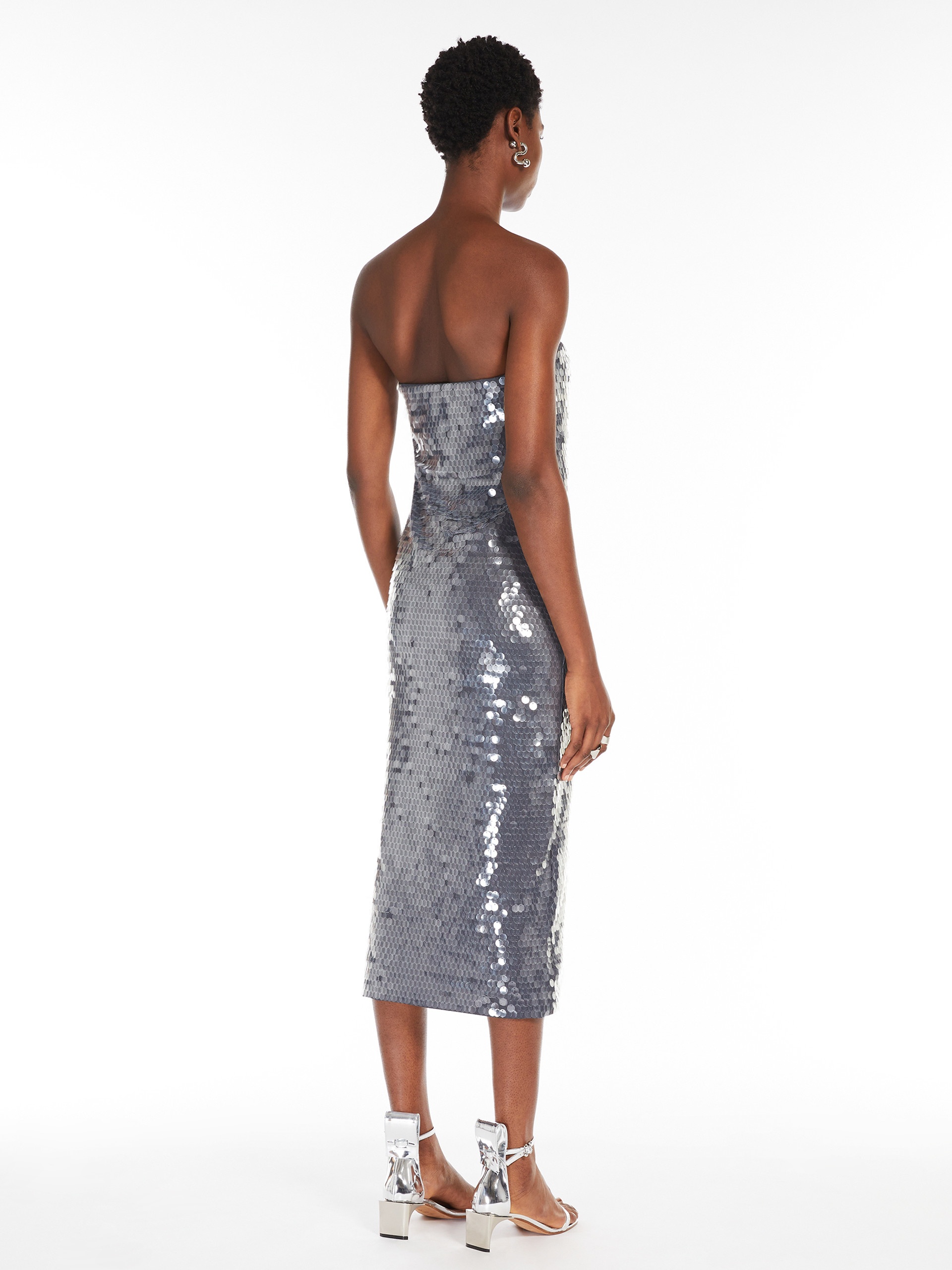 STEMMA Sequinned jersey dress - 4