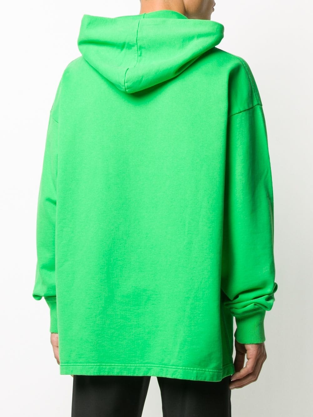 logo print hooded sweatshirt - 4