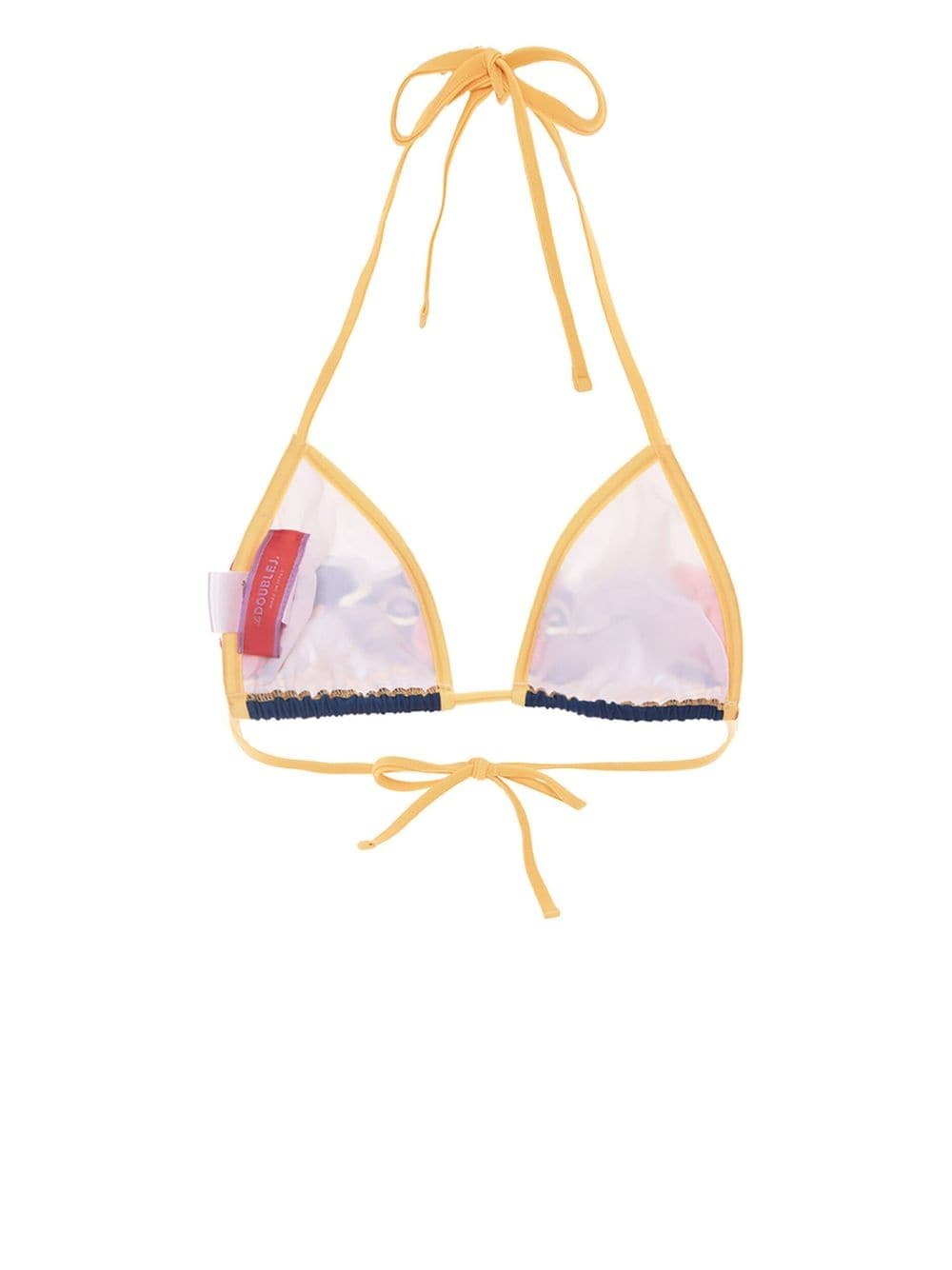 tropical-print bikini top - 5