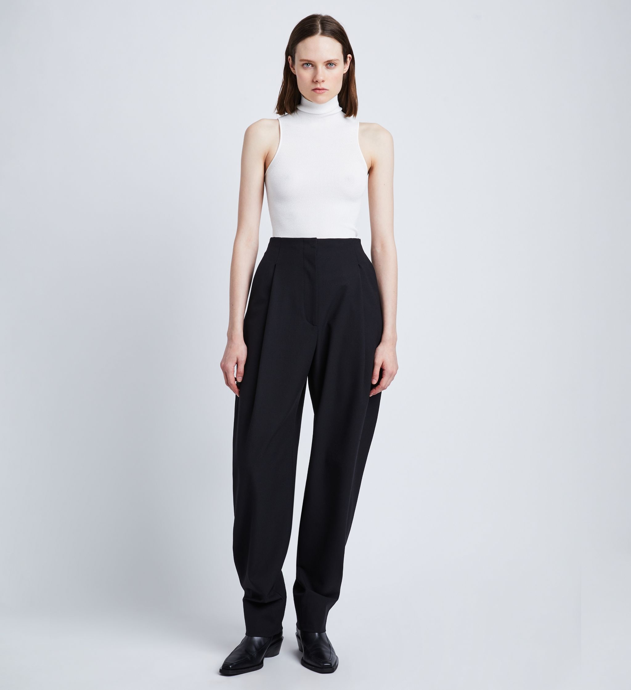 Wool Stretch Suiting Trousers - 2
