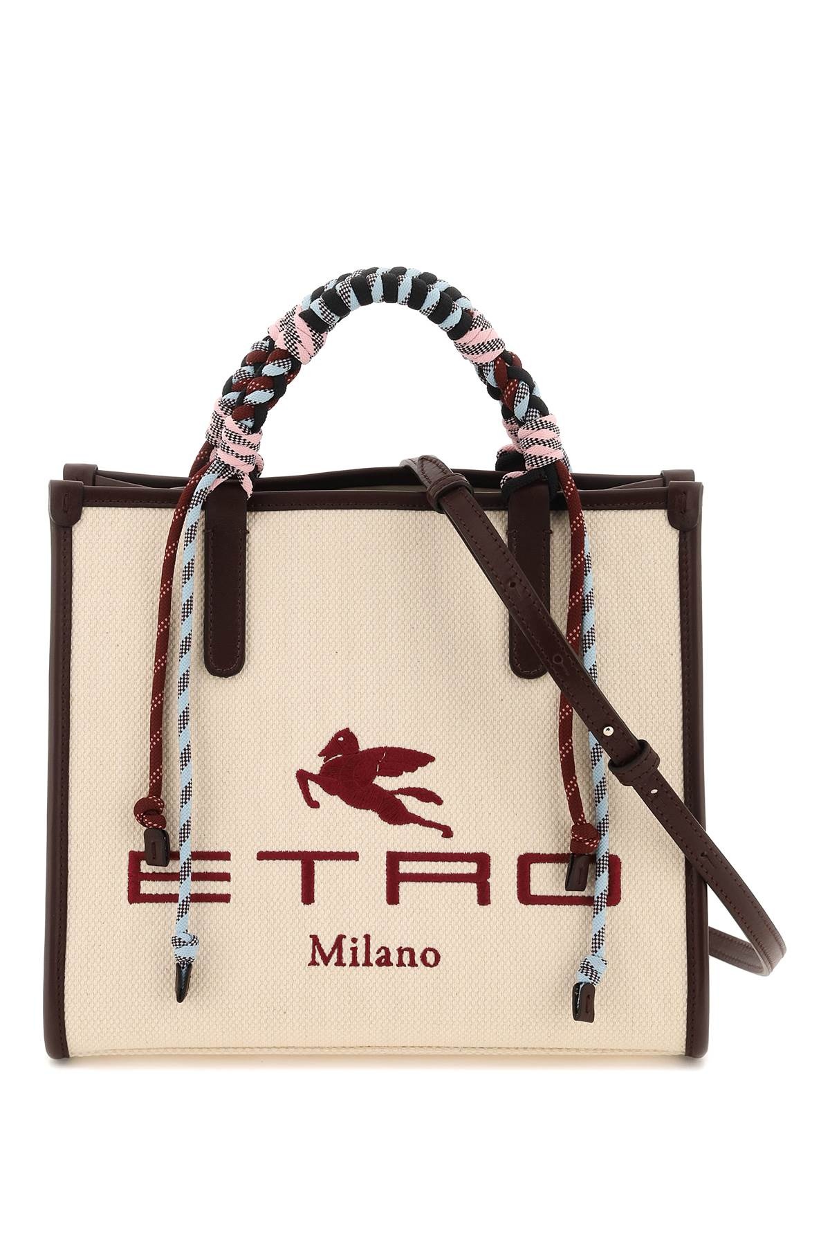 Etro, Bags, Etro Milano Velvet Tote Bag
