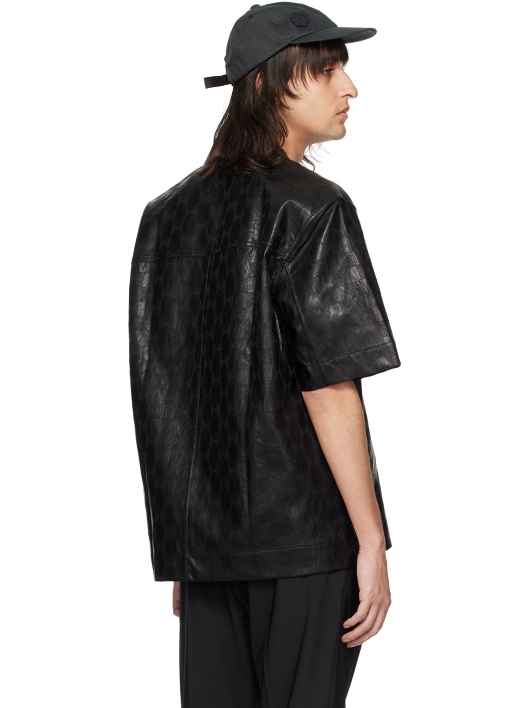 Black Checkered Shirt - 3