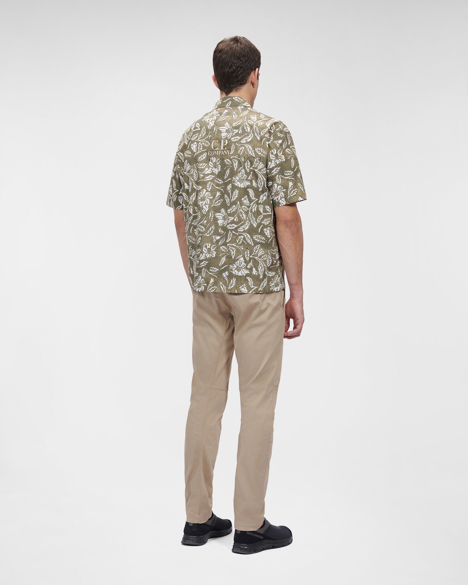 All-over Printed Popeline Short Sleeved Shirt - 4
