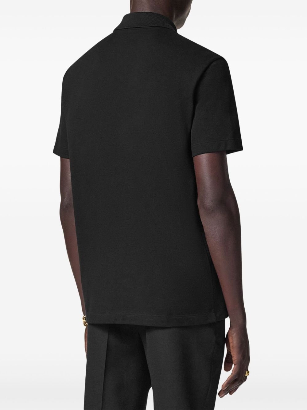 Medusa-print polo shirt - 4