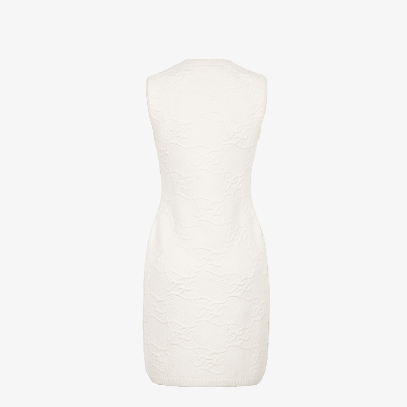 White wool and cashmere dress - 2