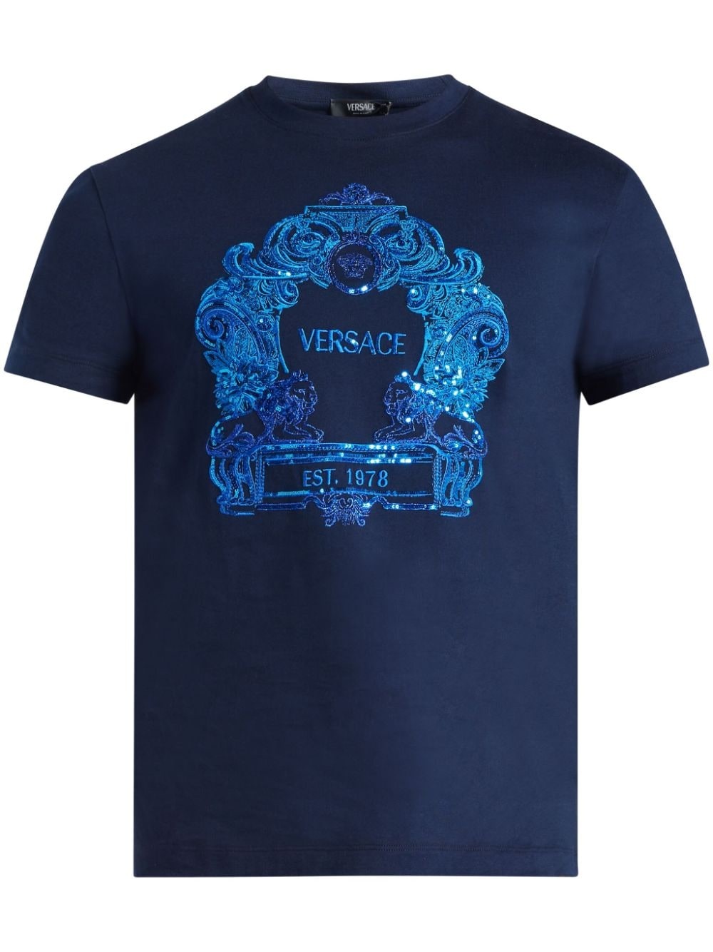 Versace Cartouche cotton T-shirt - 1