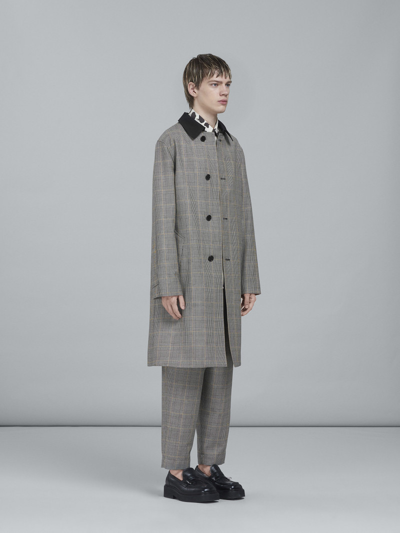 PRINCE OF WALES WOOL COAT 6