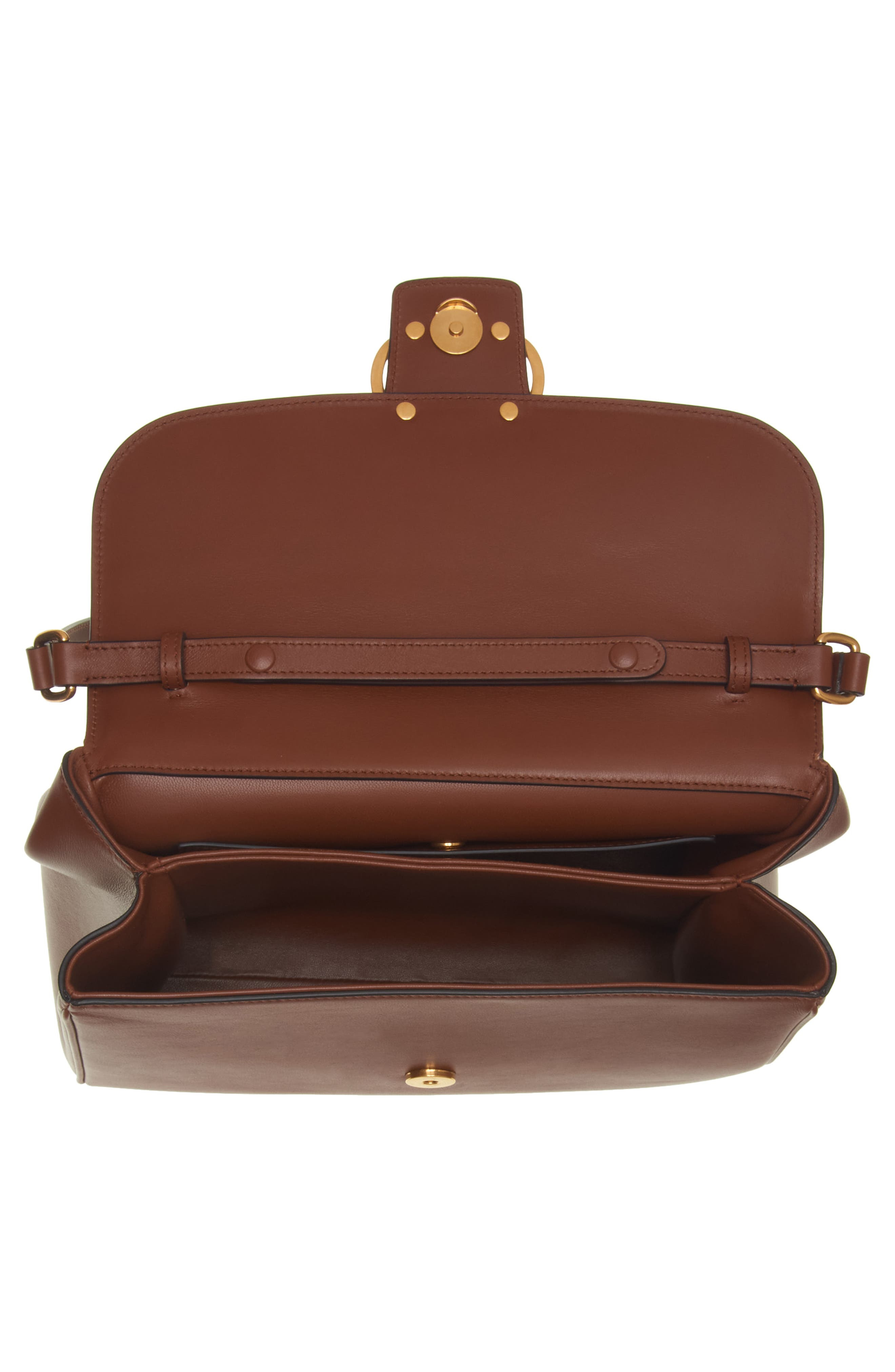 Valentino Garavani Large 9TO5 Leather Top Handle Bag in Tobacco at Nordstrom - 5