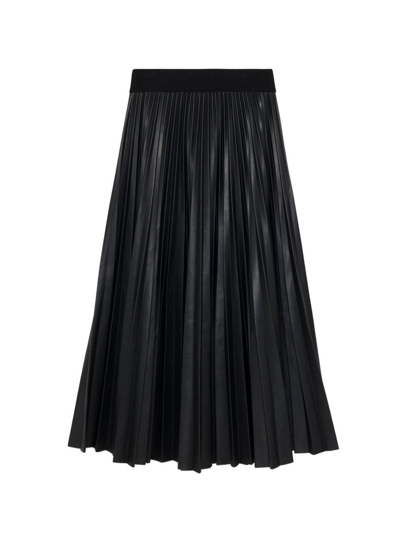 SIMKHAI Kezia pleated midi skirt outlook