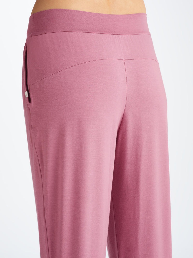 Women's Track Pants Basel Micro Modal Stretch Orchid Purple - 5