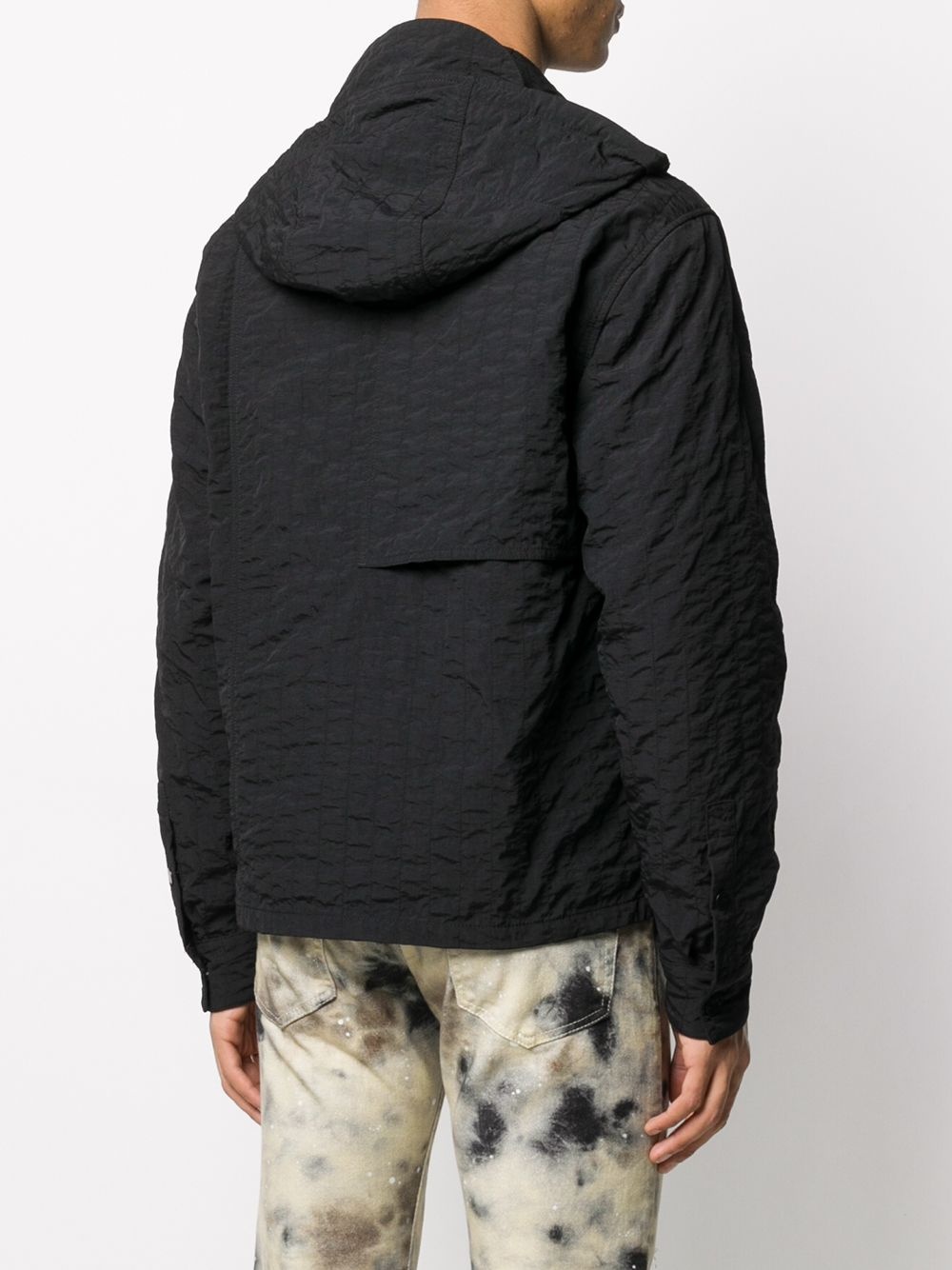 relaxed-fit hooded jacket - 4