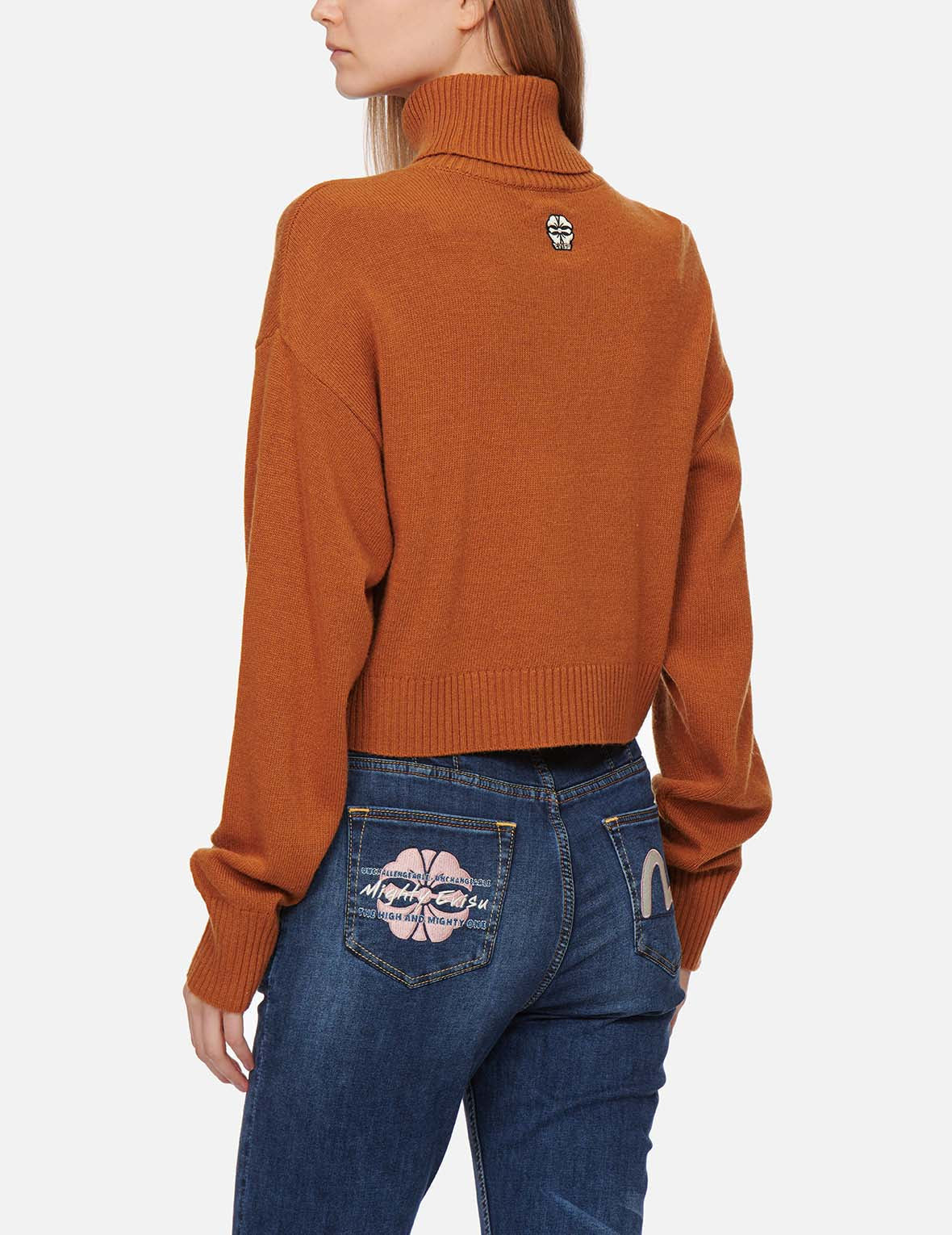 KAMON EMBROIDERY TURTLENECK KNITTED PULLOVER - 5