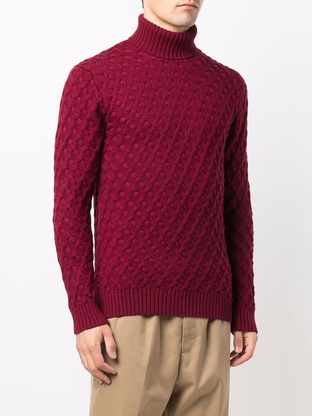 textured-knit jumper - 3