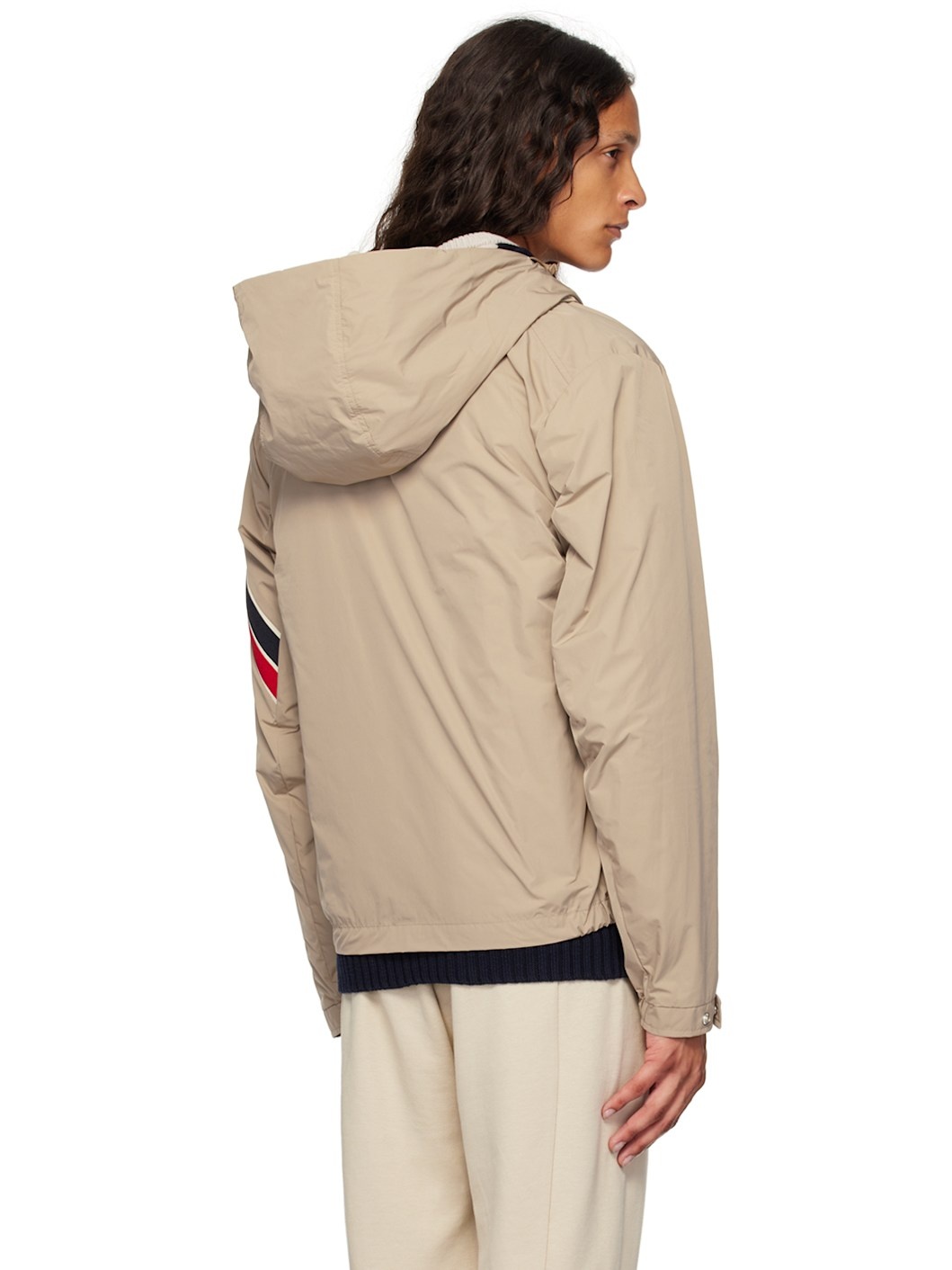 Taupe Claut Windbreaker Jacket - 3