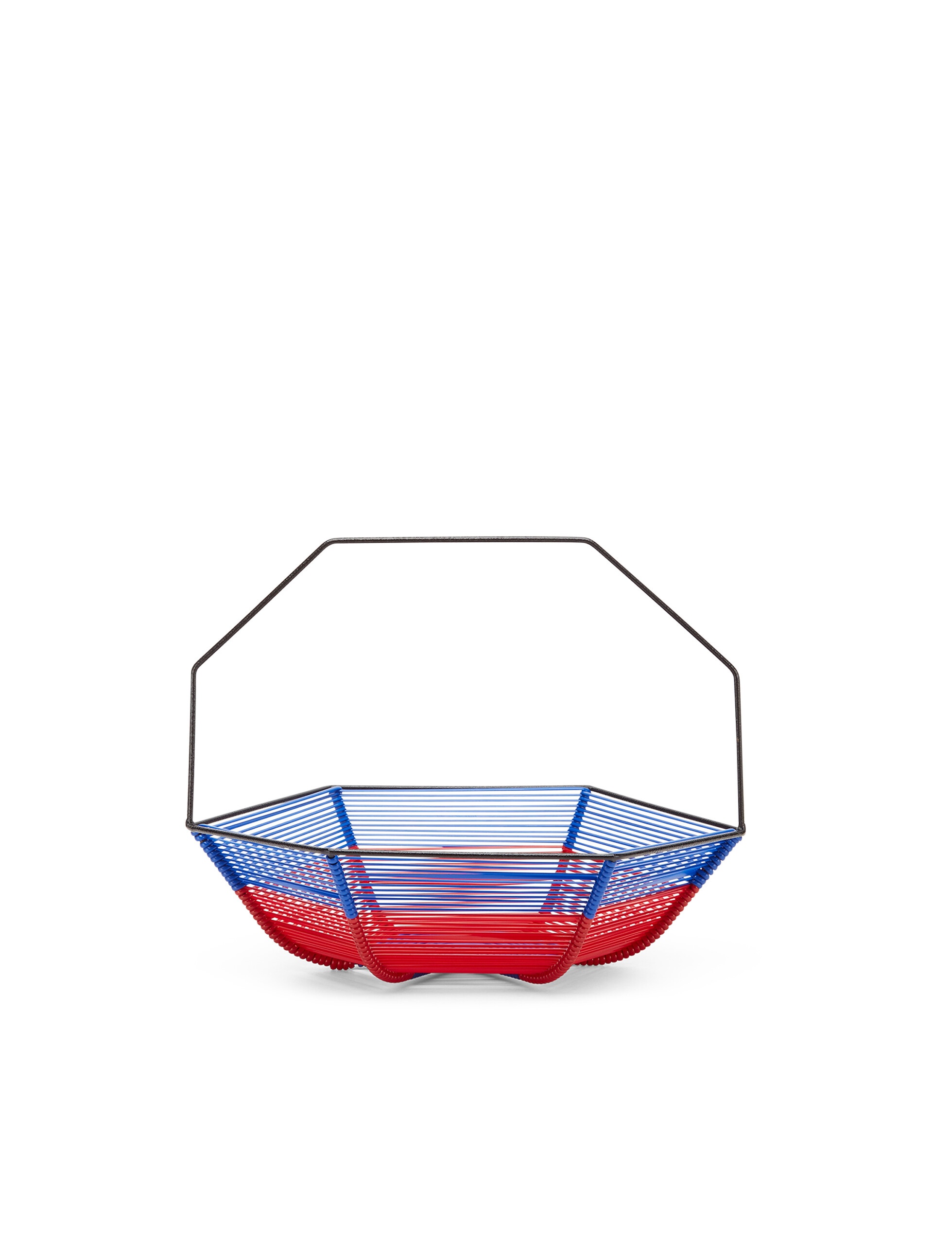 MARNI MARKET HEXAGONAL BLUE AND RED FRUIT HOLDER - 3