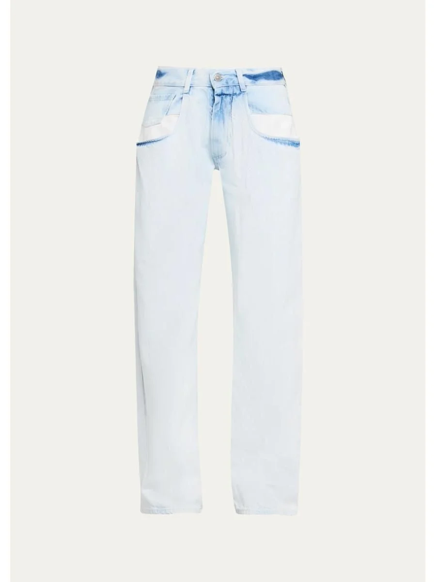 Boyfriend Acid Wash Jeans - 1