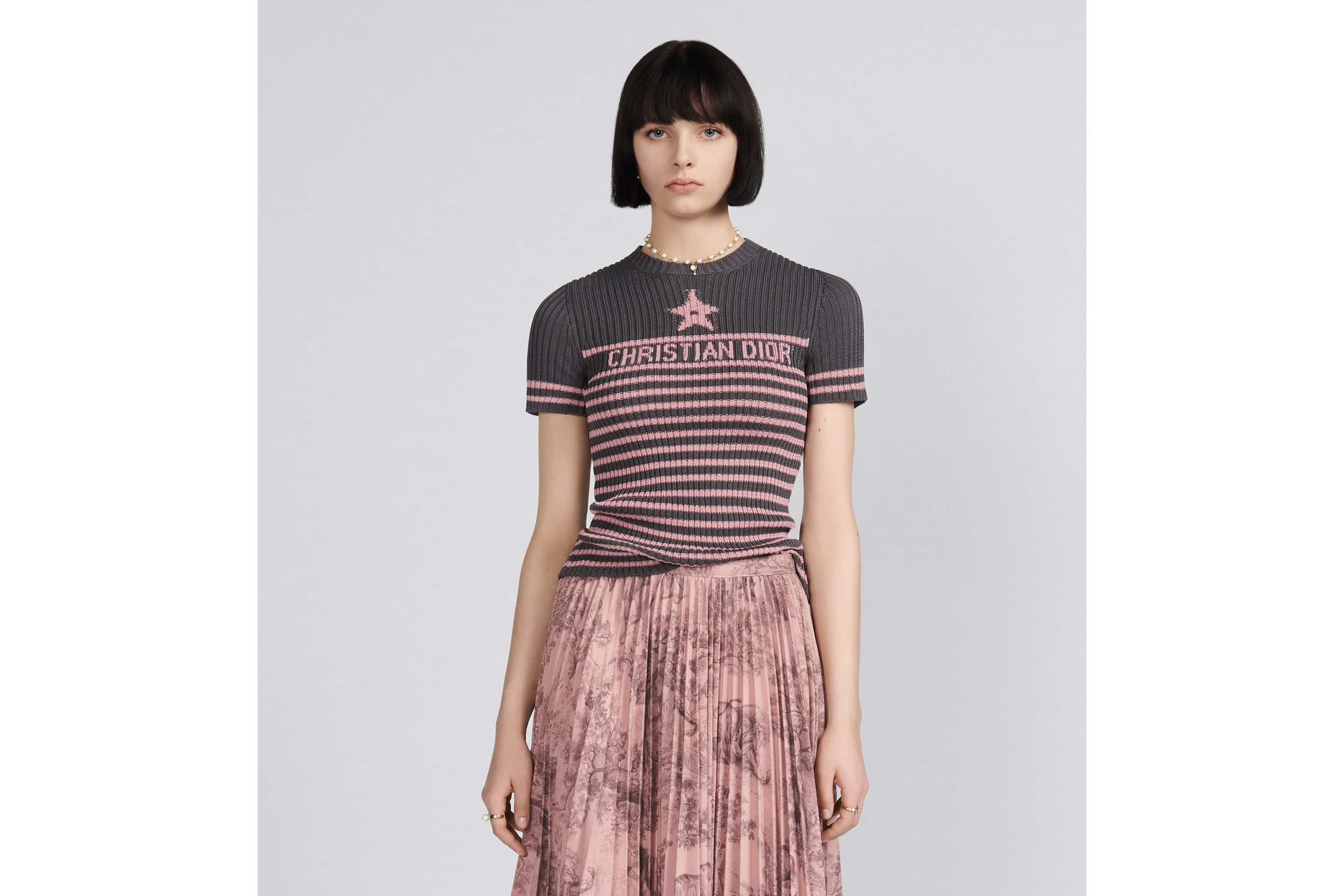 Dioriviera Short-Sleeved Sweater - 4