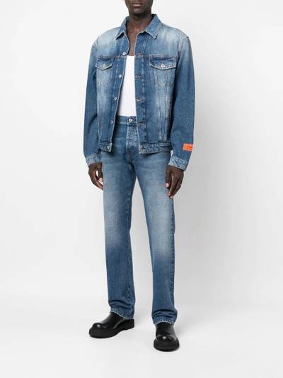 Heron Preston stonewashed straight-leg jeans outlook