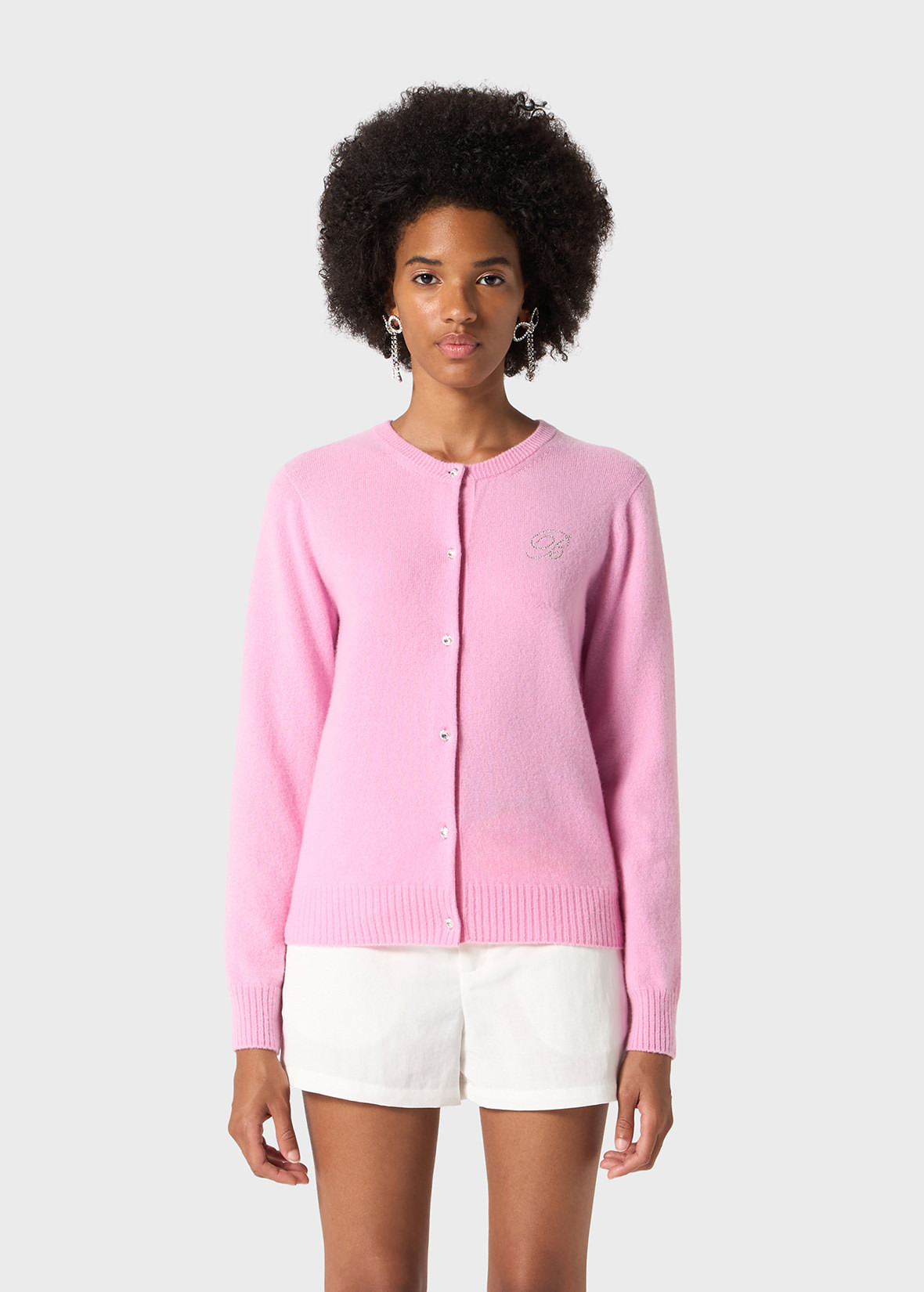 CASHMERE CARDIGAN WITH JEWEL BUTTONS - 3