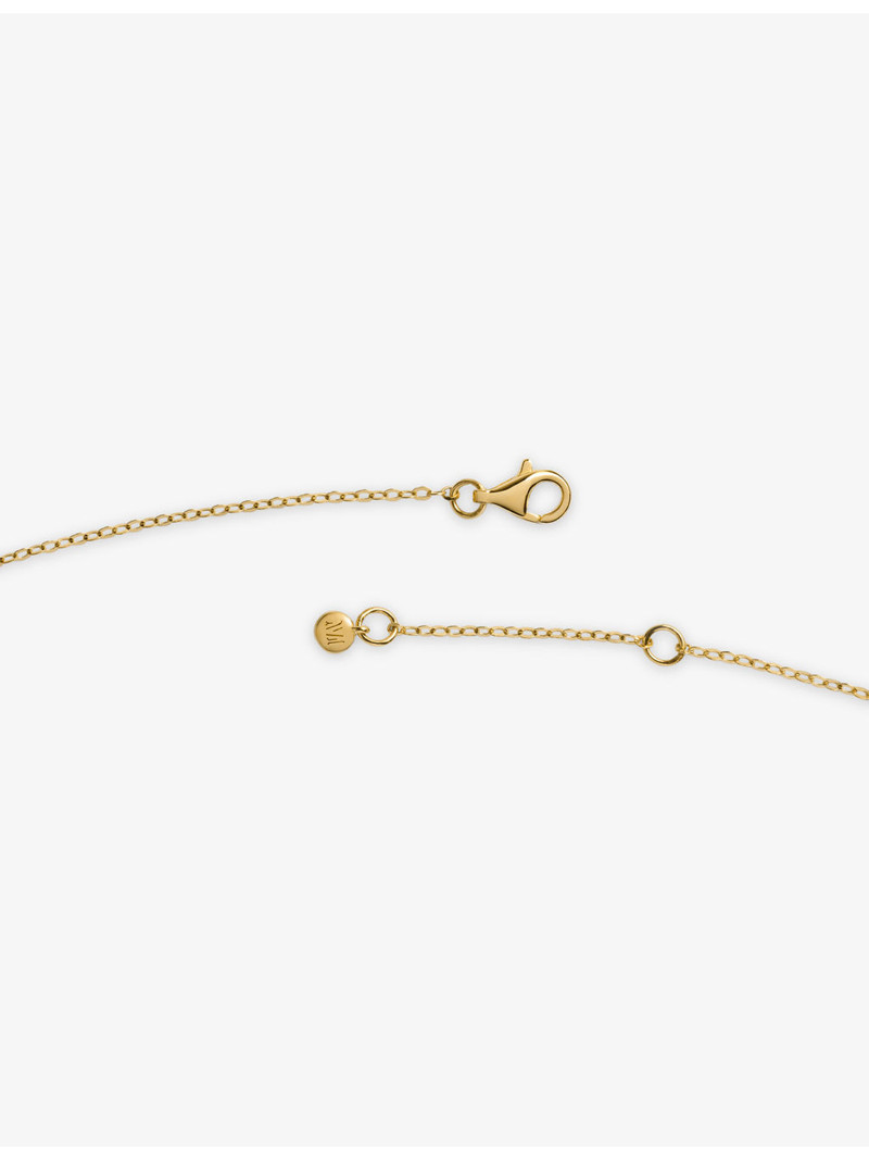 Antica 18ct Gold Vermeil And Multi Gemstone Chain Necklace 4