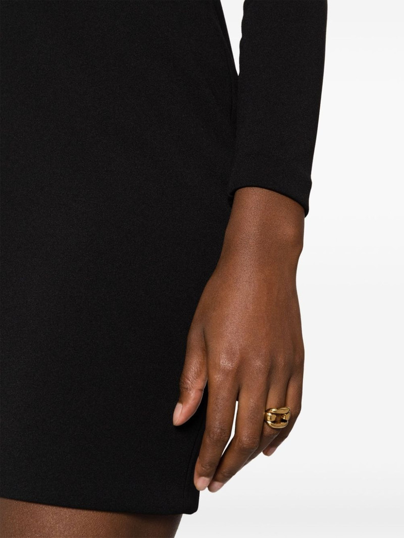 Alexander McQueen logo-engraved chunky ring outlook