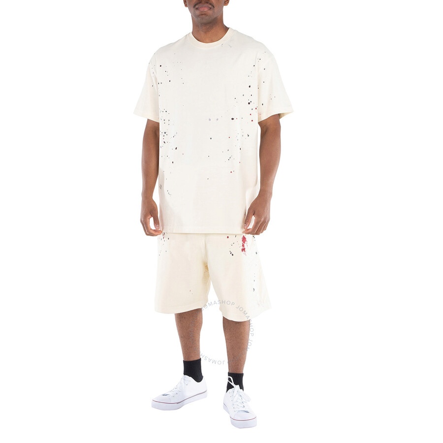 A Cold Wall Studio Paint-Splatter Cotton Track Shorts - 3