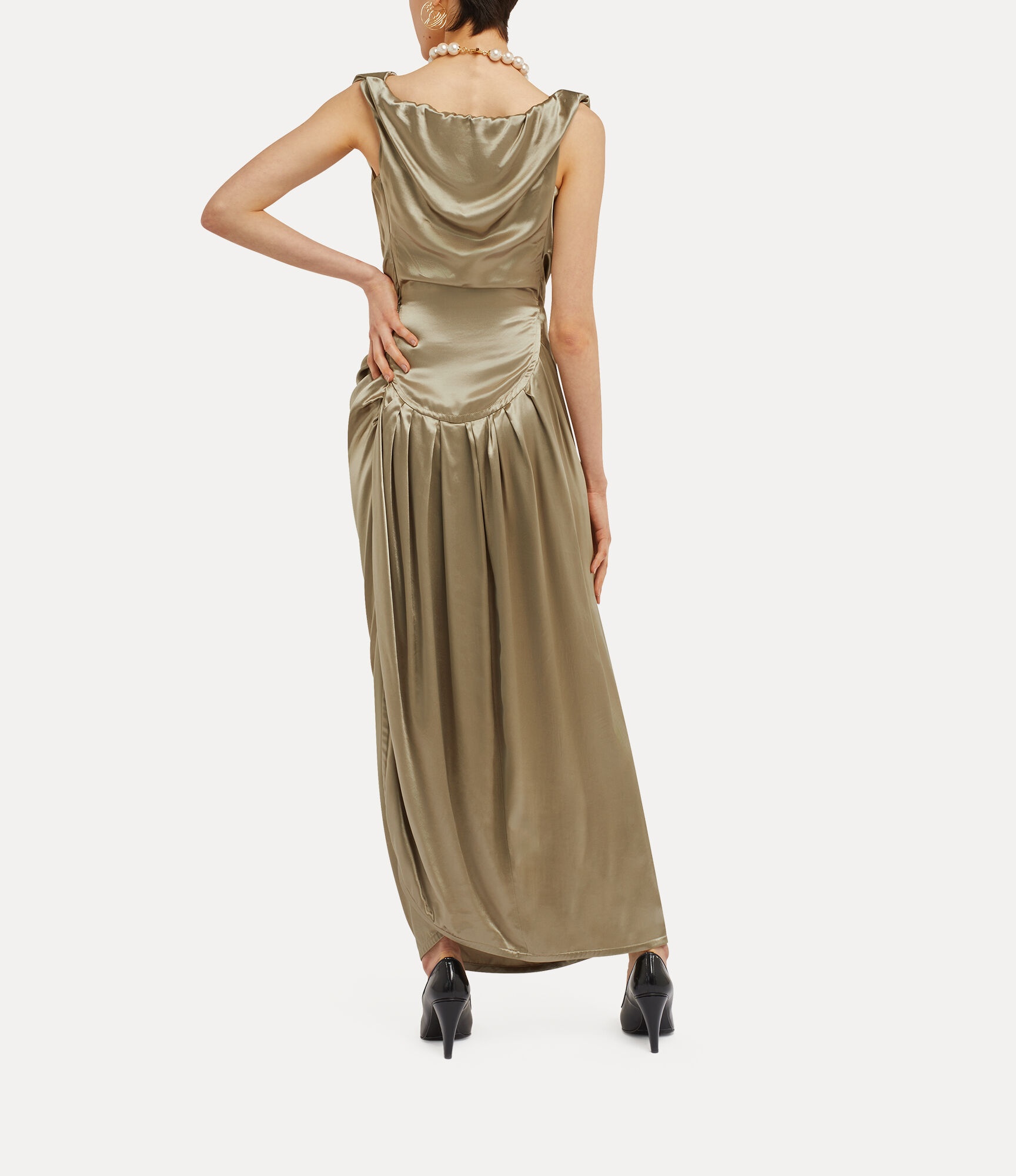 LONG GINNIE PENCIL DRESS - 4