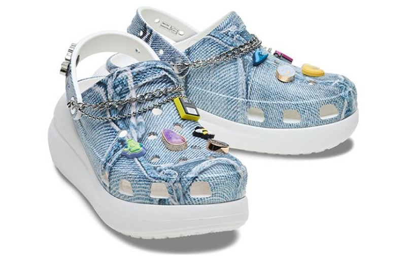 crocs Crocs SZA x Classic Crush Clog 'Denim' 208335-90H outlook