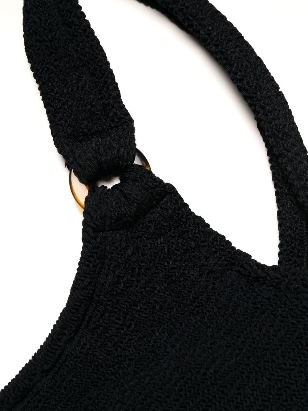 Domino scoop-neck swimsuit - 3