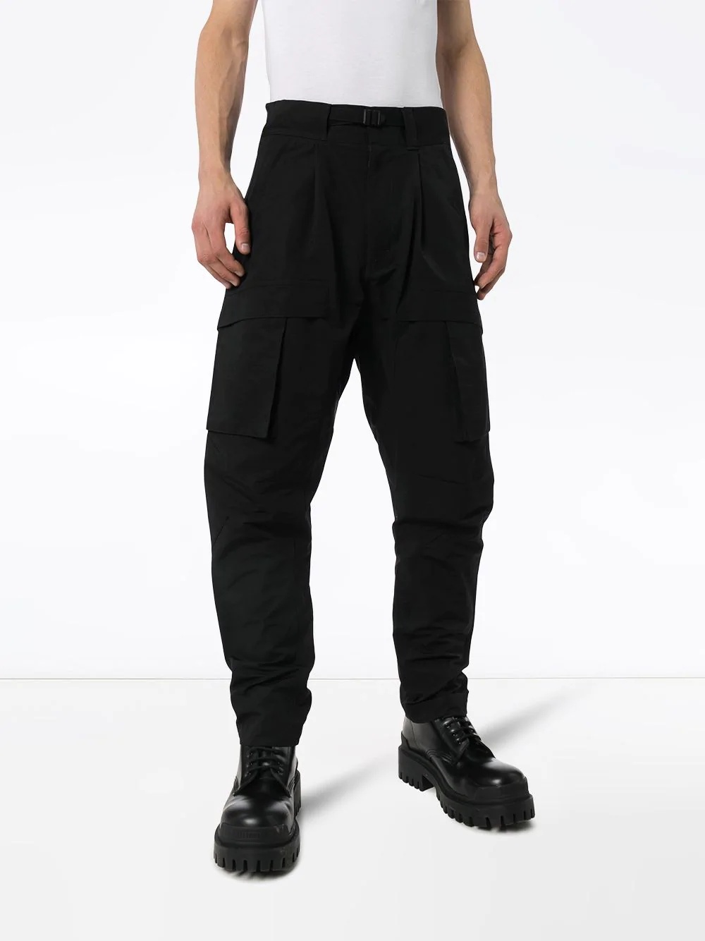 tapered cargo trousers - 3