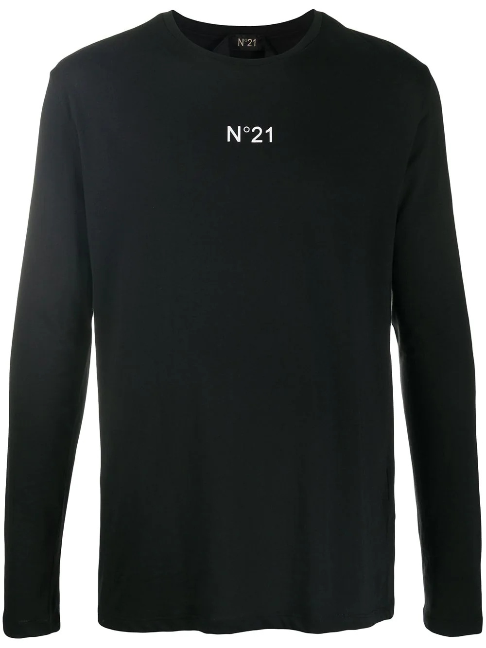 logo-print long-sleeve T-shirt - 1