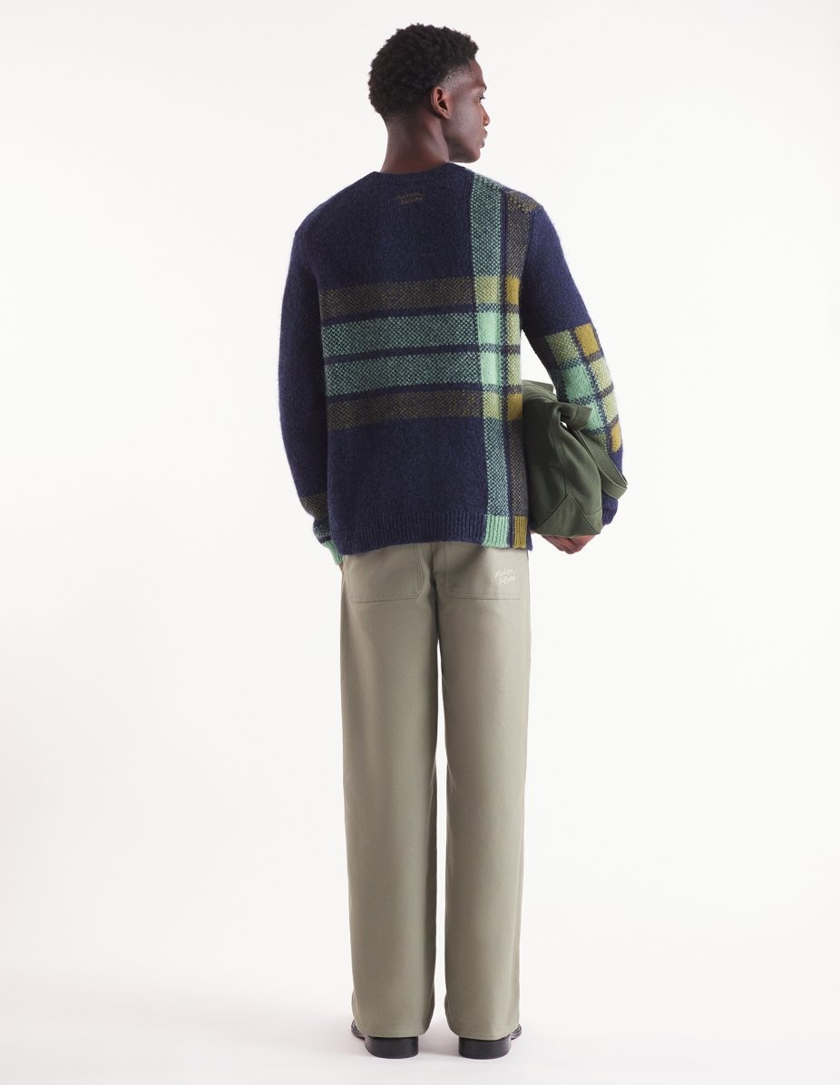 GRAPHIC CHECK INTARSIA JUMPER - 5
