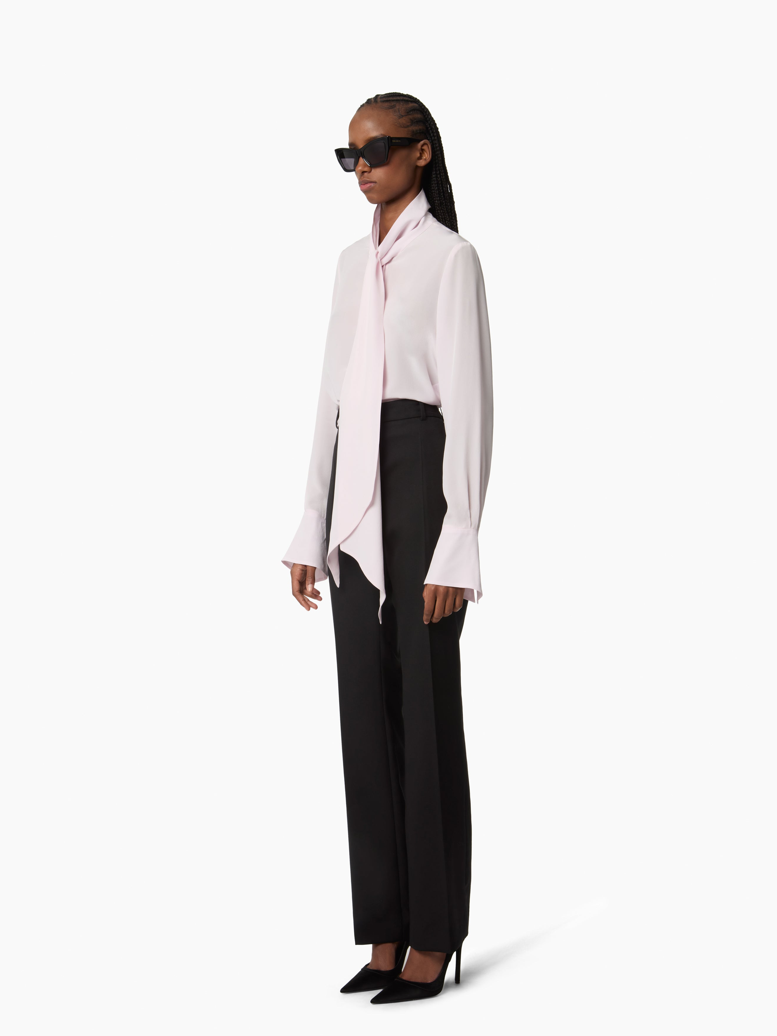 Lavalliere Silk Shirt - 2