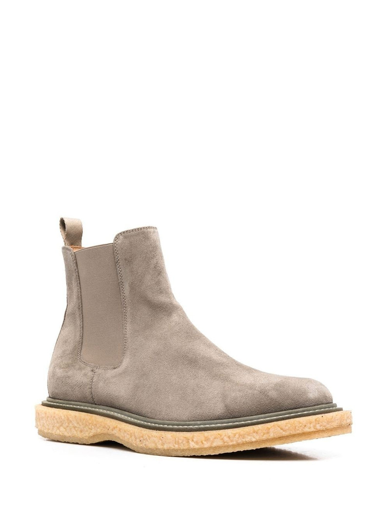 OFFICINE CREATIVE elasticated-panel suede boots outlook