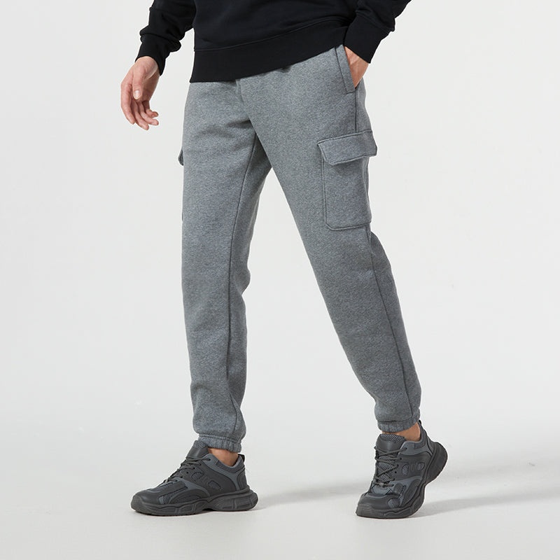 Under Armour Essential Fleece Cargo Pants 'Dark Grey' 1380376-012 - 4