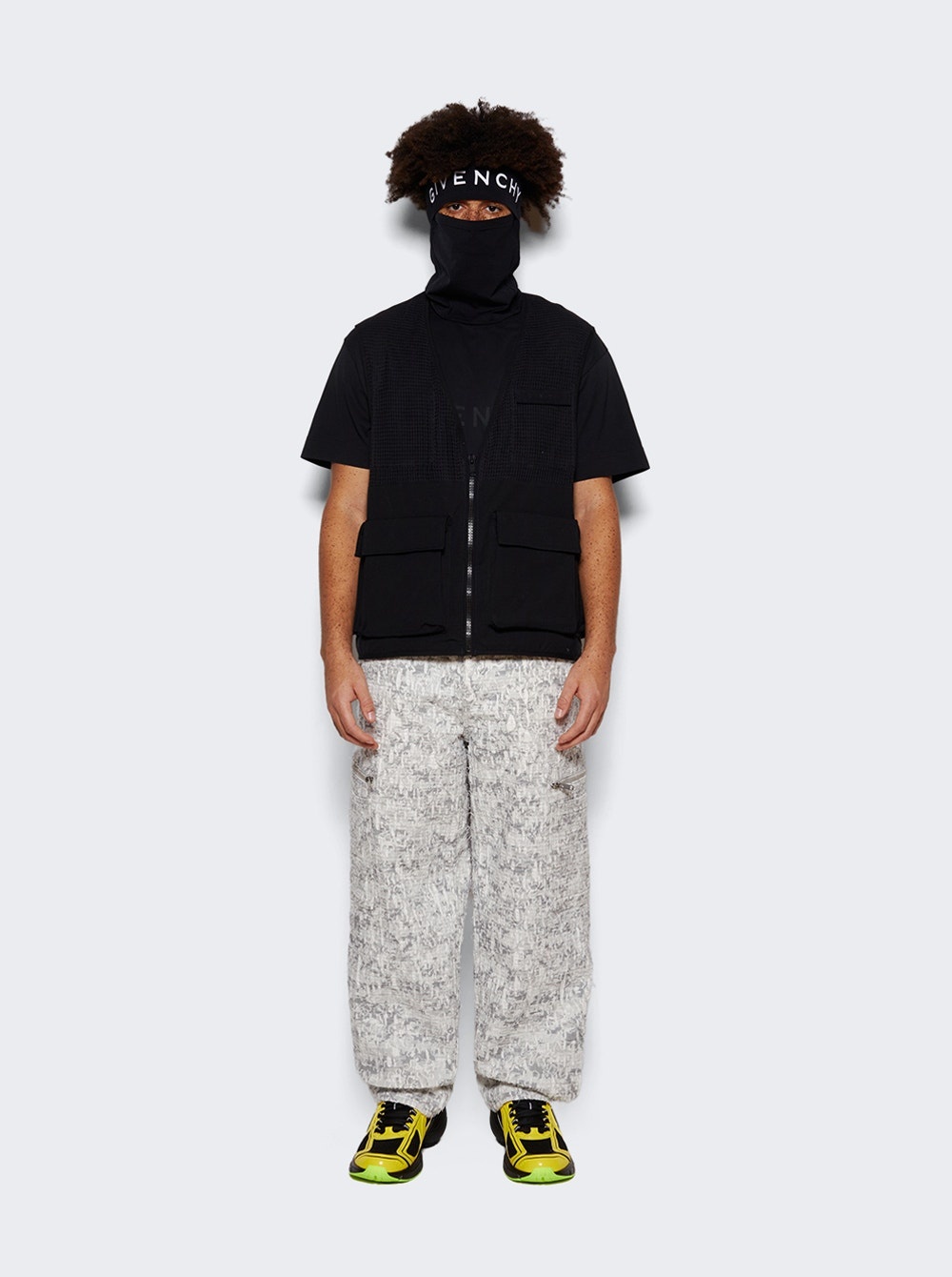 Loose Fit Cargo Pants White - 2