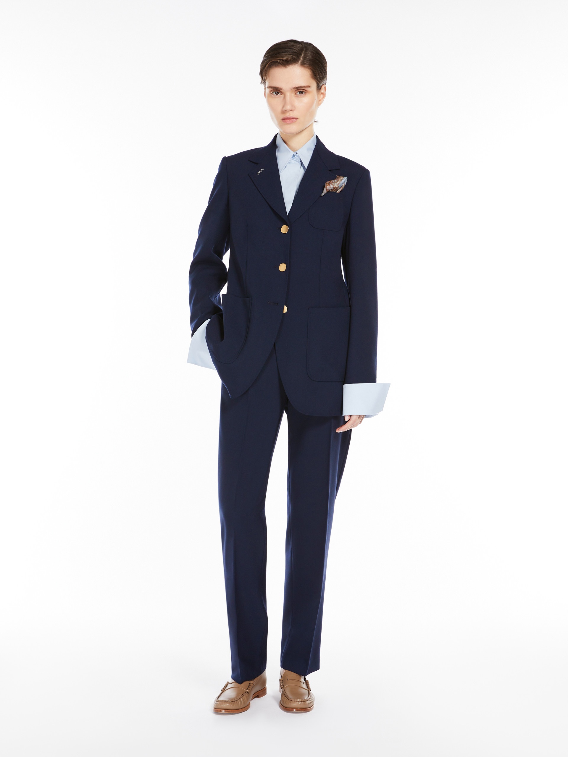 FARAONE Wool and mohair canvas blazer - 2