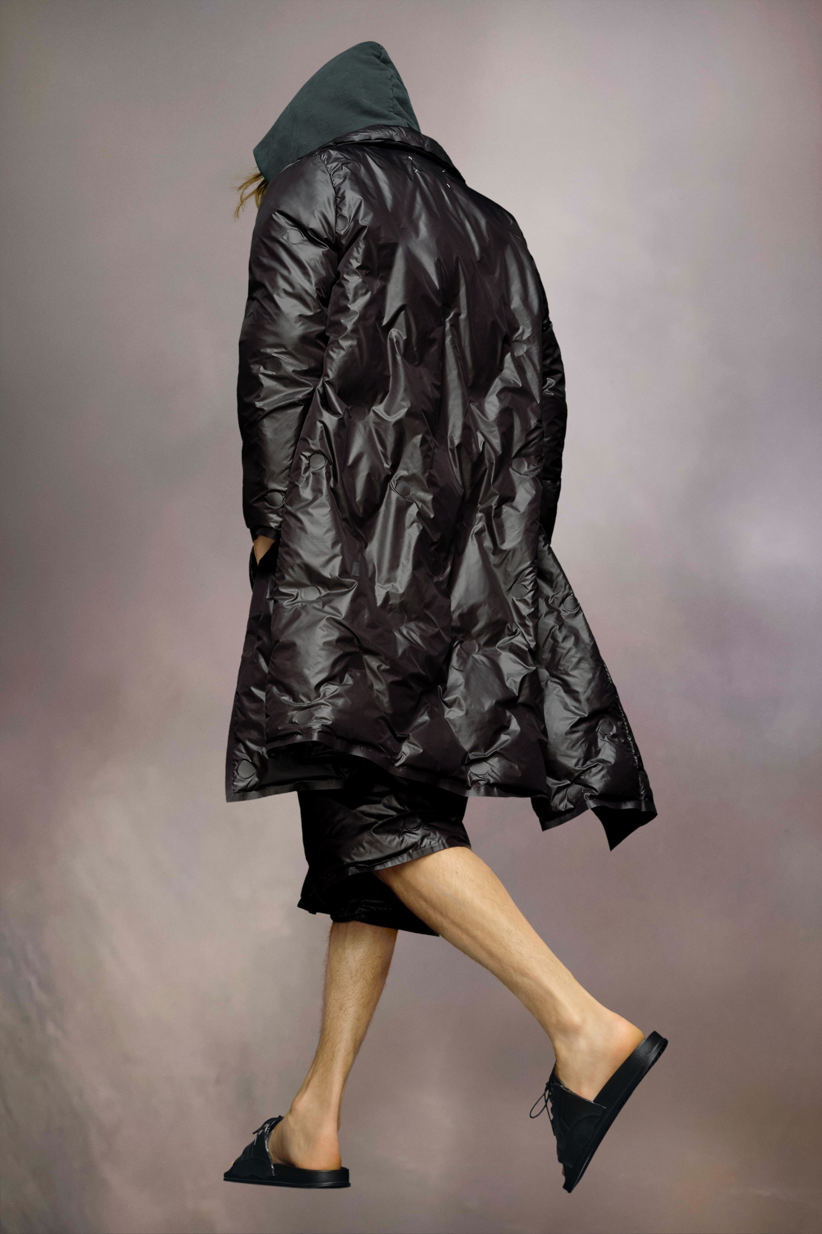 Maison Margiela Padded nylon coat | REVERSIBLE