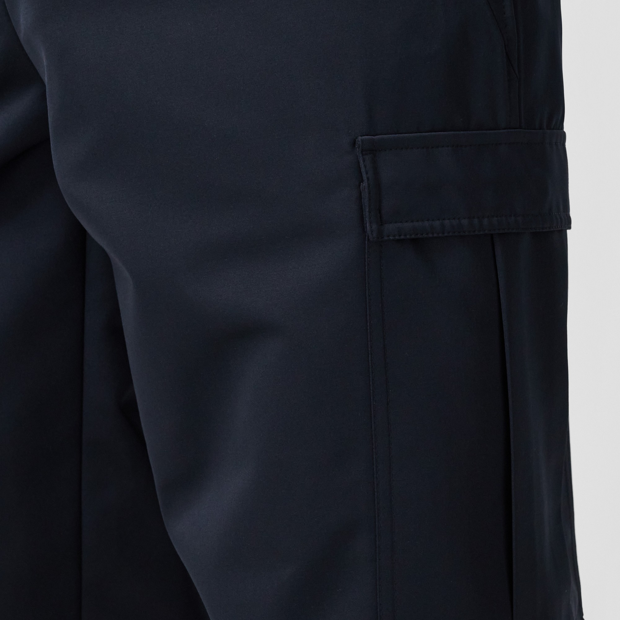 Wool Silk Blend Cargo Trousers – Exclusive Capsule Collection - 3