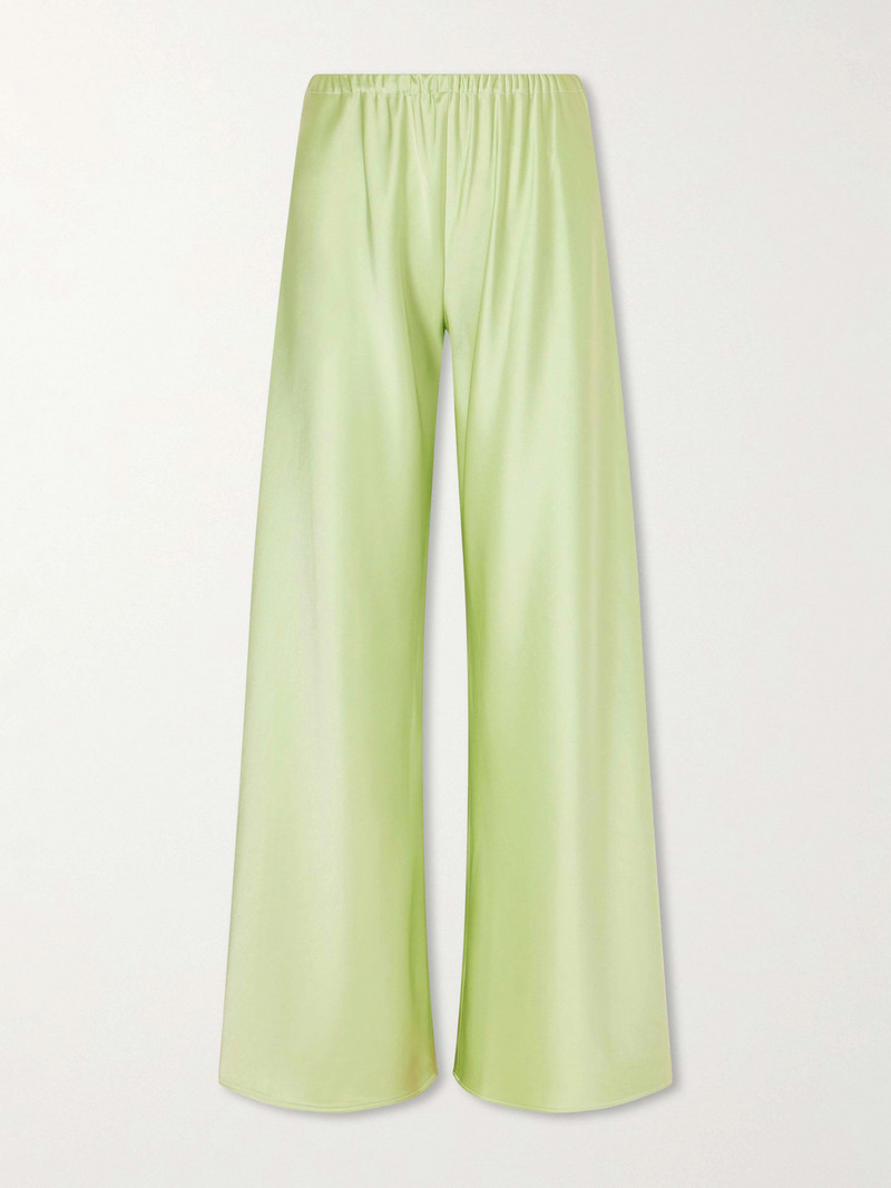 Colby Satin Wide-leg Pants 1