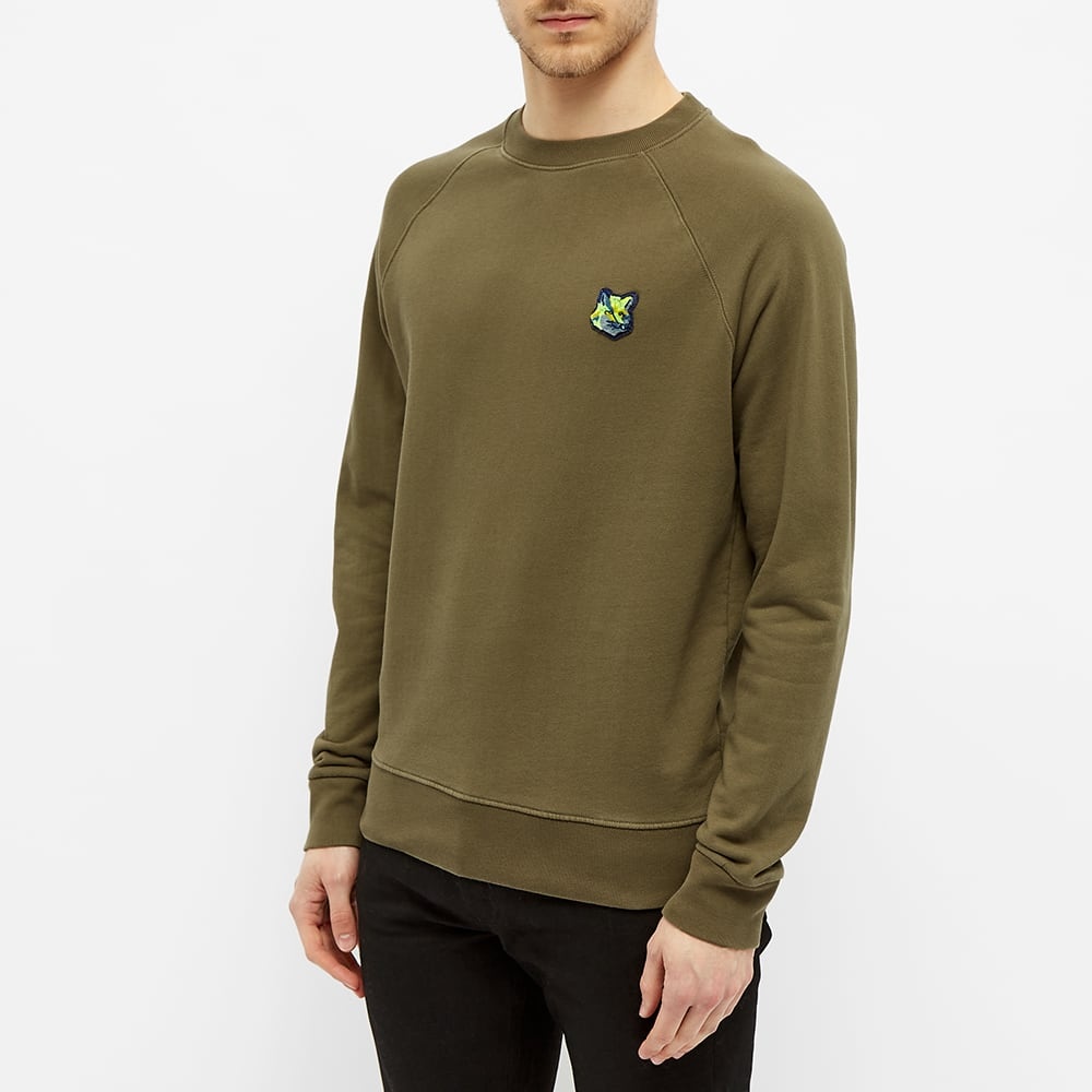 Maison Kitsuné Neon Fox Patch Crew Sweat - 4