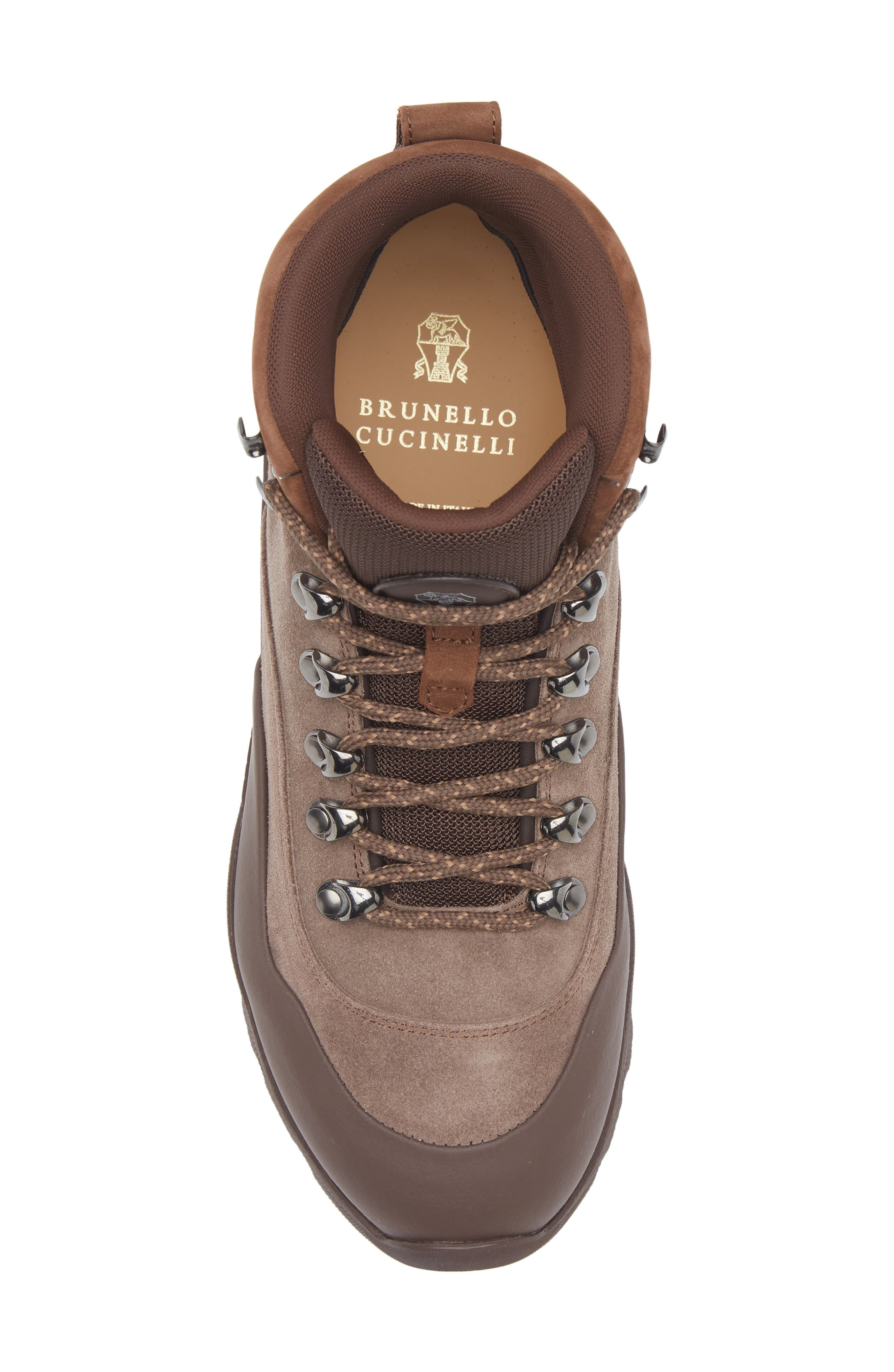 Brunello Cucinelli Hiking Boot in Cbj23 Med Brown at Nordstrom - 5