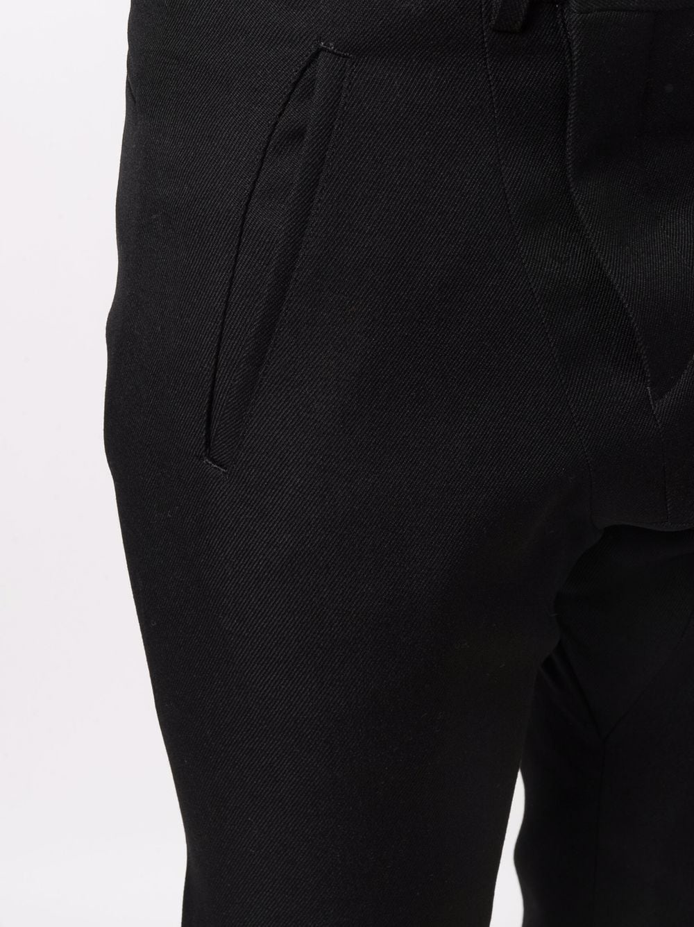 four-pocket wool straight-leg trousers - 5