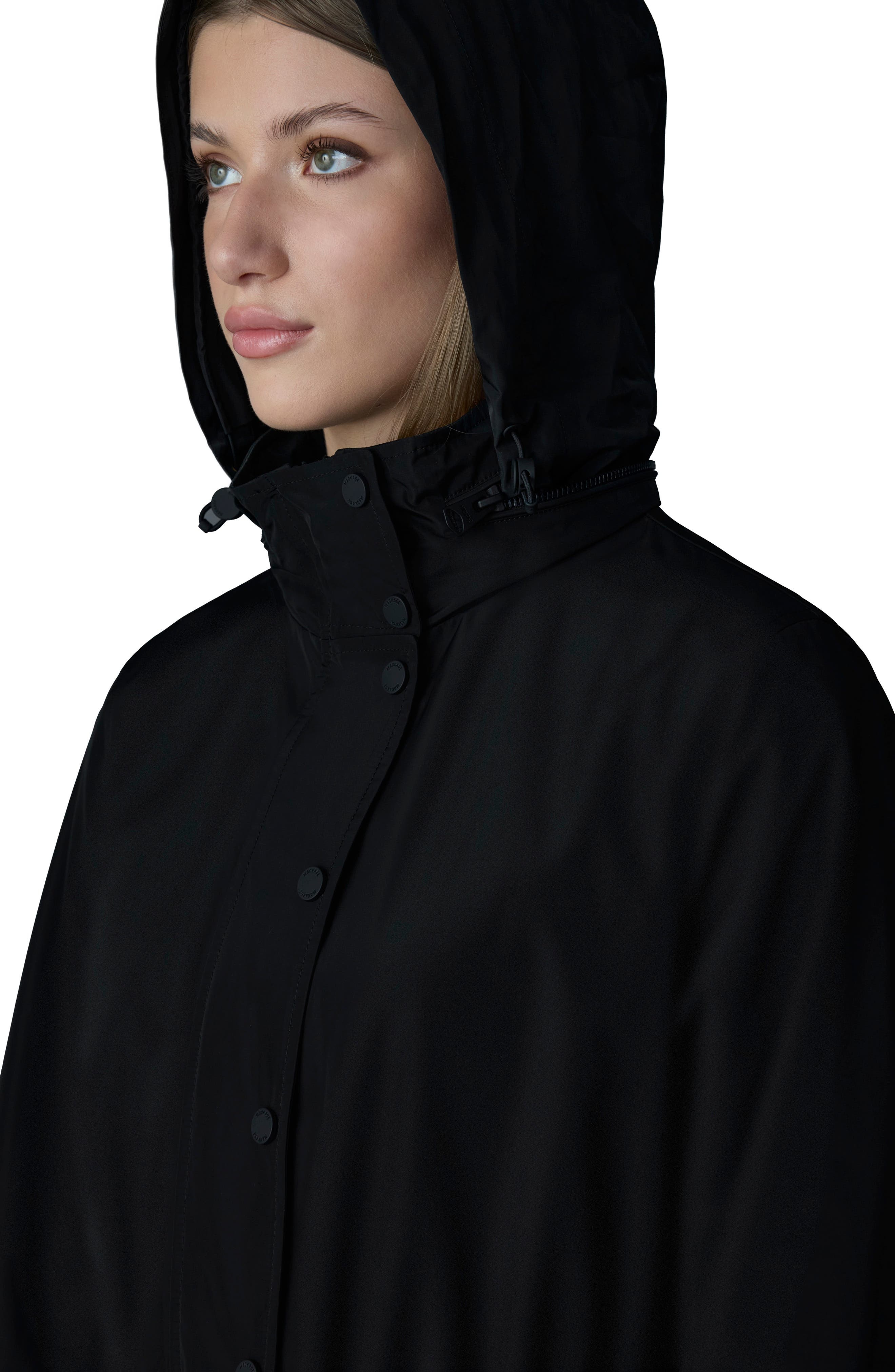 Mackage Keryn Hooded Rain Jacket in Black at Nordstrom - 3