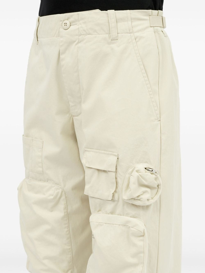 cotton gabardine-wave cargo trousers 7