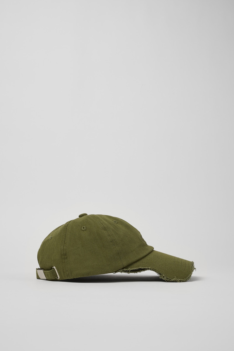 Green Cotton Cap (One Size) 3