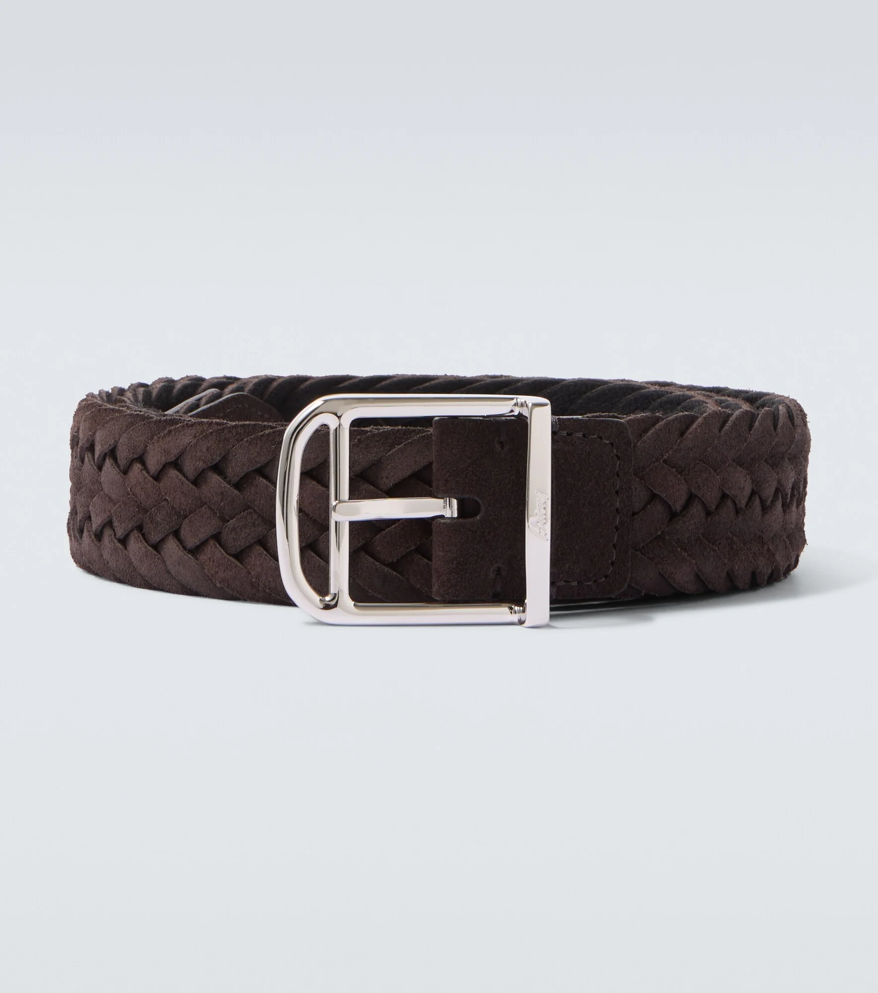 Braided suede belt - 1